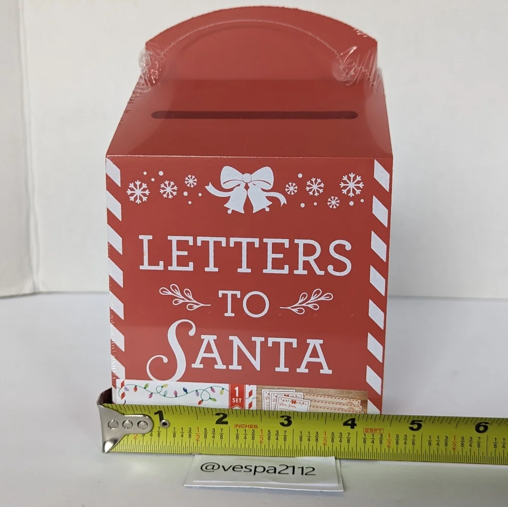 Target Bullseye Playground Christmas Mailbox Santa Letters North Pole Red Decor
